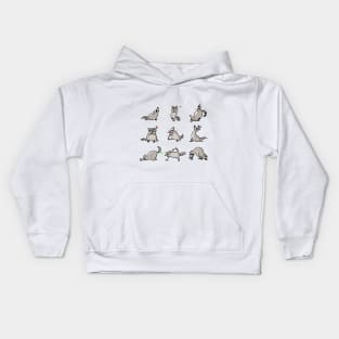 Raccoon Yoga Kids Hoodie